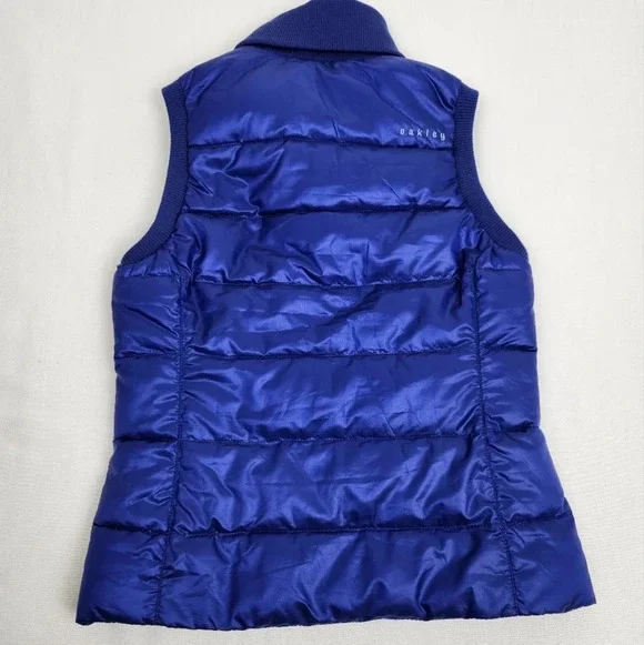 Oakley Collard Blue Puffer Vest - Picture 5 of 7